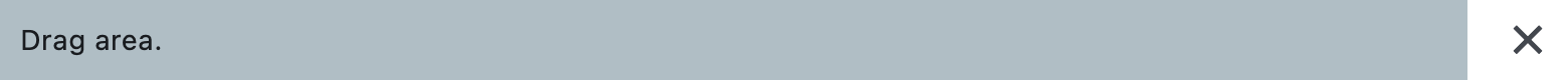 WindowDragArea